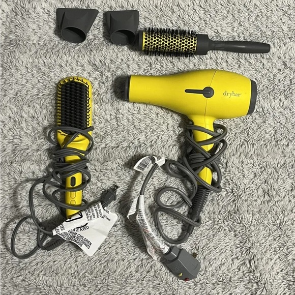 Drybar Hair Drybar Buttercup Blow Dryer And Heated Brush Crush Hair